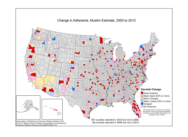 muslim states adherent change