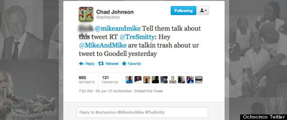 ochocinco tweet