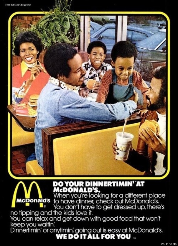 mcdonalds 1970s ad african american