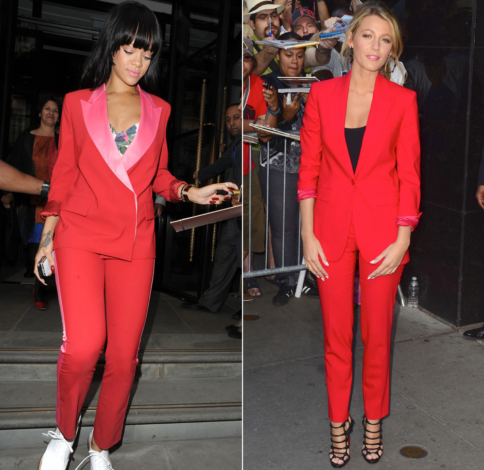 The perfect female celebrity has Blake Lively's legs, Rihanna's