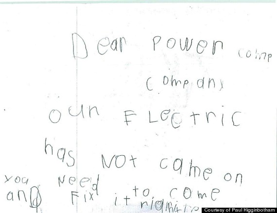kid power company letter