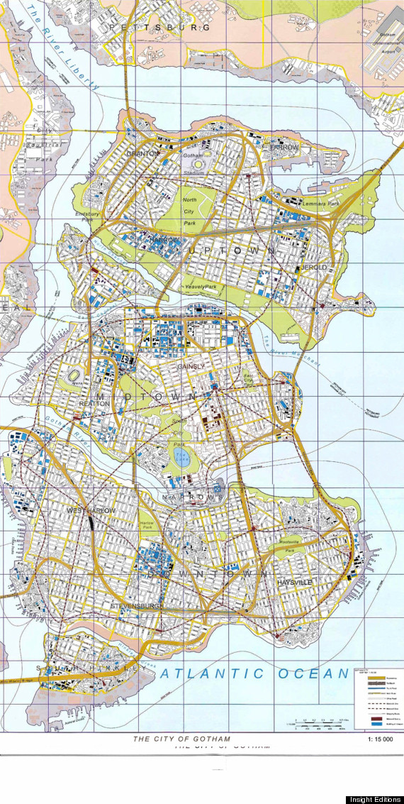 gotham city map