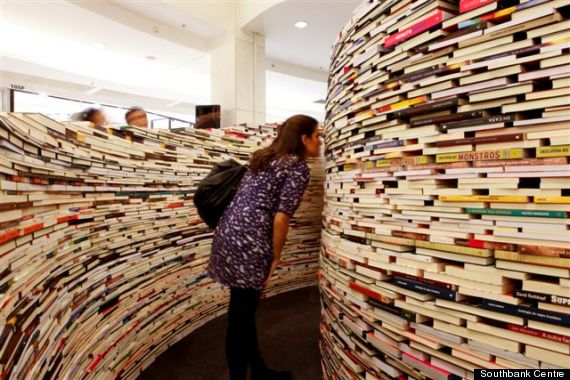 book sculpture