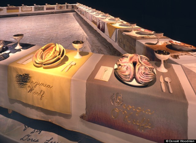 02judy chicago the dinner party wing 3 woolf okeef