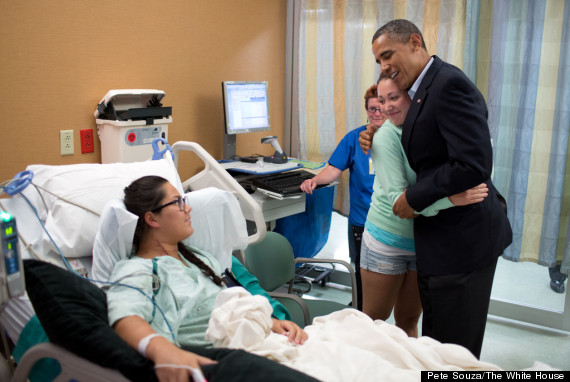 barack obama aurora hospital