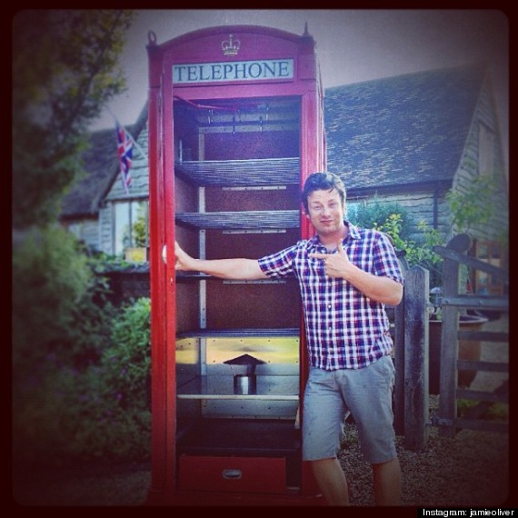 jamie oliver phone booth smoker