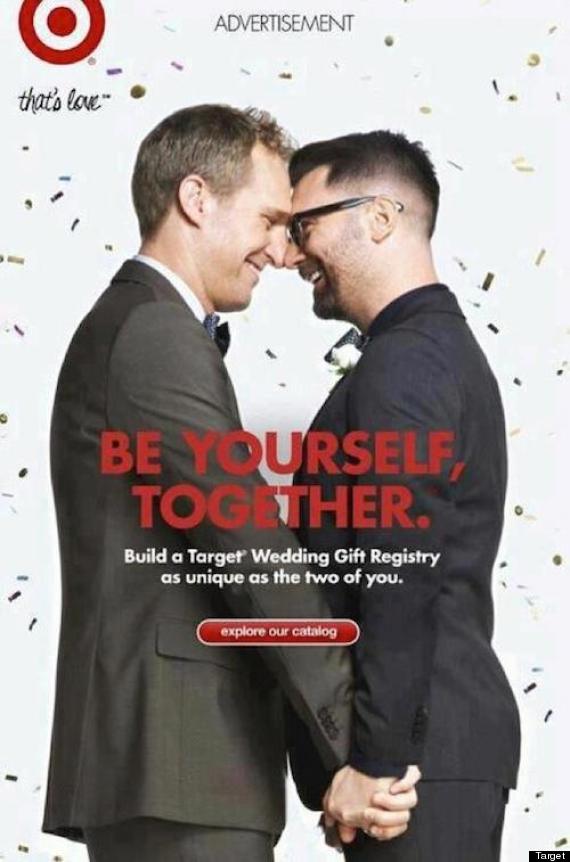 target gay wedding ad