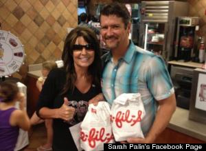 sarah palin chickfila