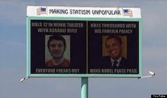 idaho billboard compares obama james holmes