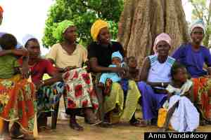 group of women and babies