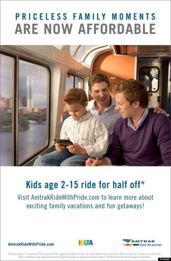 Amtrak Ride With Pride Campaign Releases Two Gay Friendly New Ads 