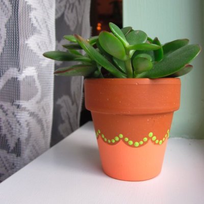 craftofthedayscallopedflowerpot