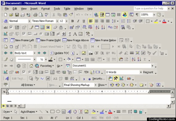 microsoft toolbar