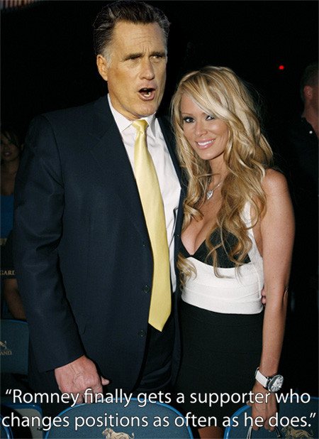 450px x 618px - Mitt Romney Gets The Jenna Jameson Bump (CAPTION CONTEST) | HuffPost
