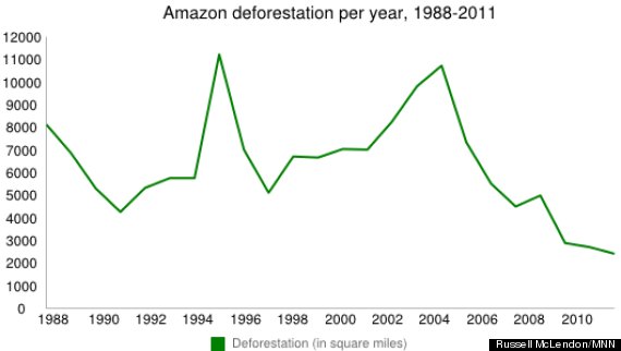 amazon deforestation chart