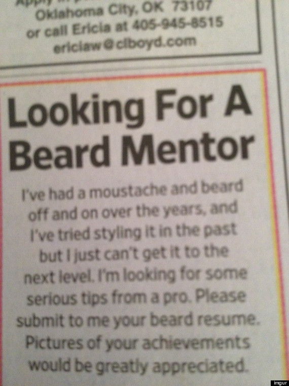beard mentor needed