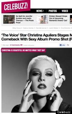 celebuzz christina aguilera