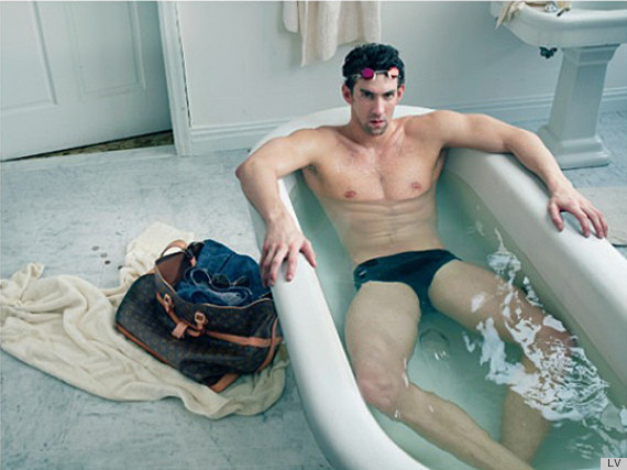 solicitud plan de ventas Automáticamente Michael Phelps en sexy anuncio para Louis Vuitton (FOTO) | HuffPost Voices