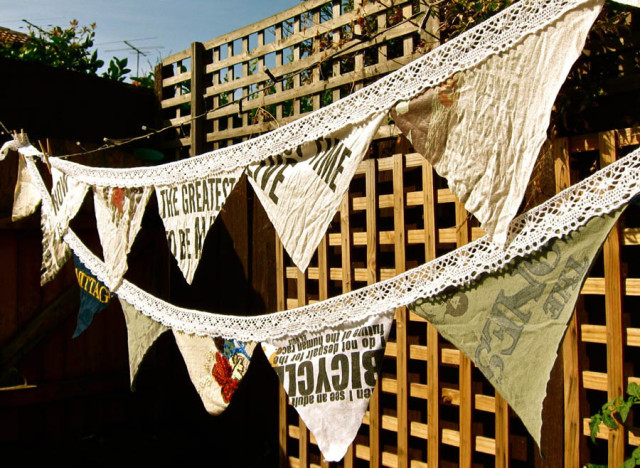 craft of the day tshirt bunting