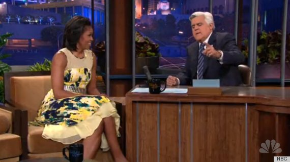 michelle obama jay leno