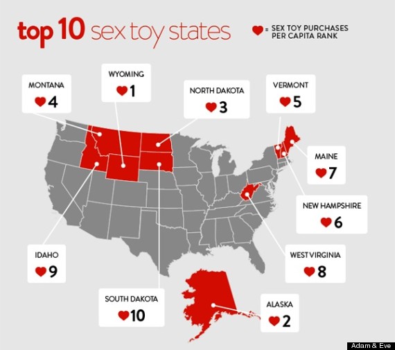 sex toys per capita