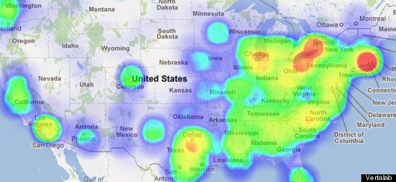 twitter heatmap