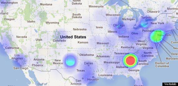 twitter heatmap