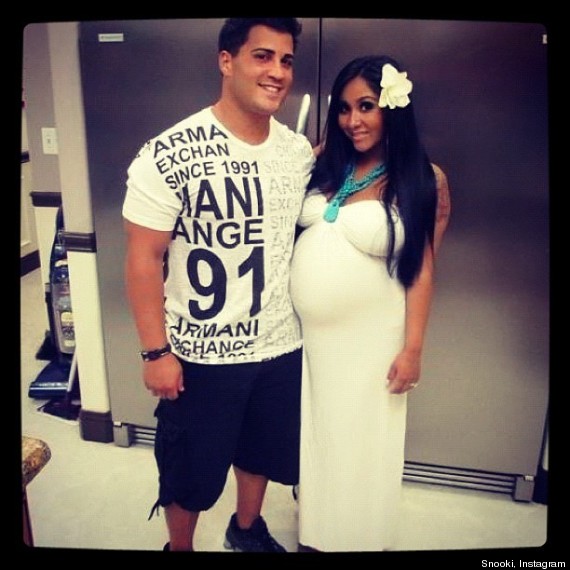 snooki baby bump