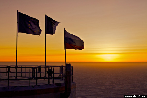 antarctica dawn break photo