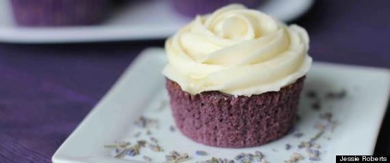 lavender cupcakes