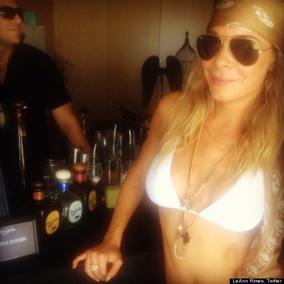 leann rimes bikini birthday