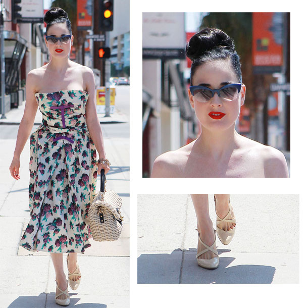 Dita Von Teese Gives Us The Cold Shoulder (PHOTO) | HuffPost Life