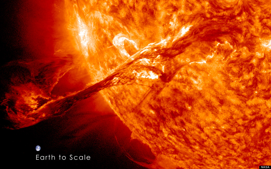 nasa sun solar flare