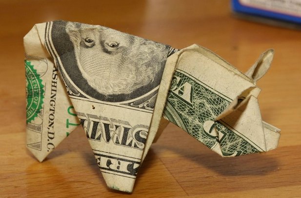 origami pig