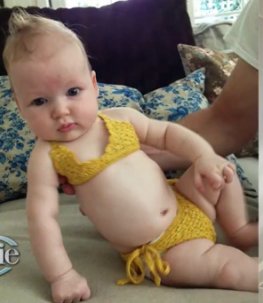 jessica simpson baby bikini
