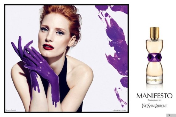 jessica chastain ysl manifesto