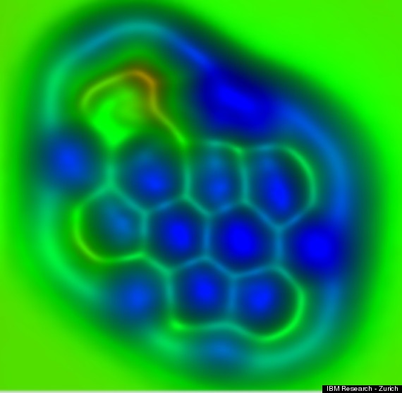 ibm single molecule chemical bonds