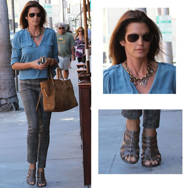 cindy crawford casual style