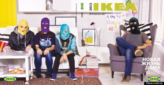 pussy riot ikea ad