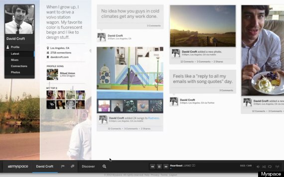 myspace new look