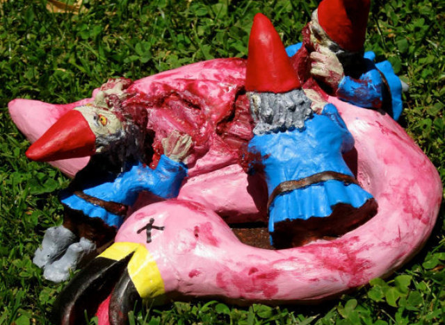 zombie lawn gnomes