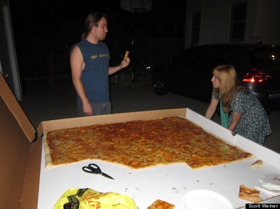 worlds biggest pizza delivery