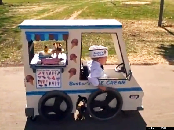 ice cream truck costume wheel chair