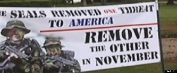 obama threat sign