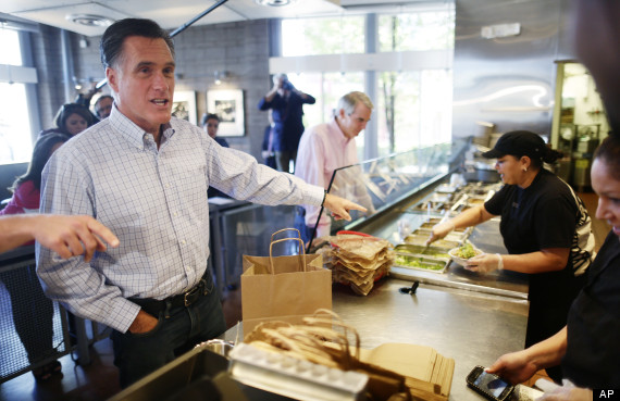 mitt romney chipotle