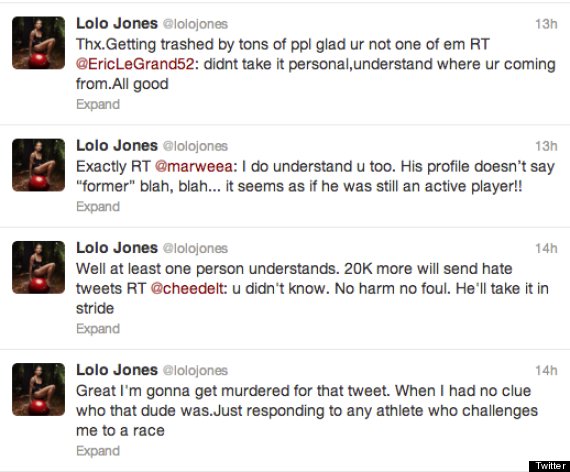 lolo jones eric legrand tweet paralyzed football