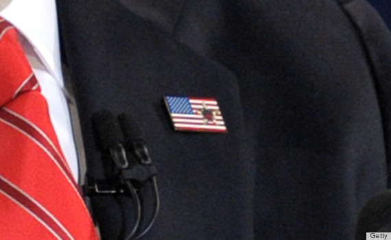 romney flag pin