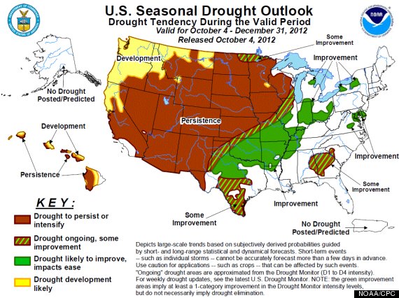 us drought conditions 2012