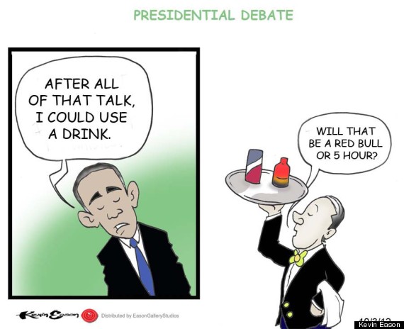 presidential debates cartoon