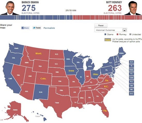 electoral projection october five